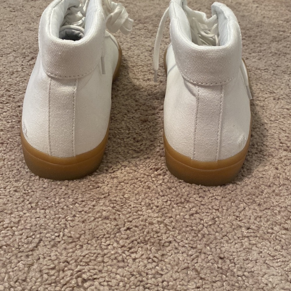 Madewell Sidewalk High-Top Sneakers in Recycled Canvas AI292 - Picture 4 of 7
